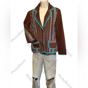 A’ La Carte VTG Women’s Size S/P‎ Southwestern Theme Jacket